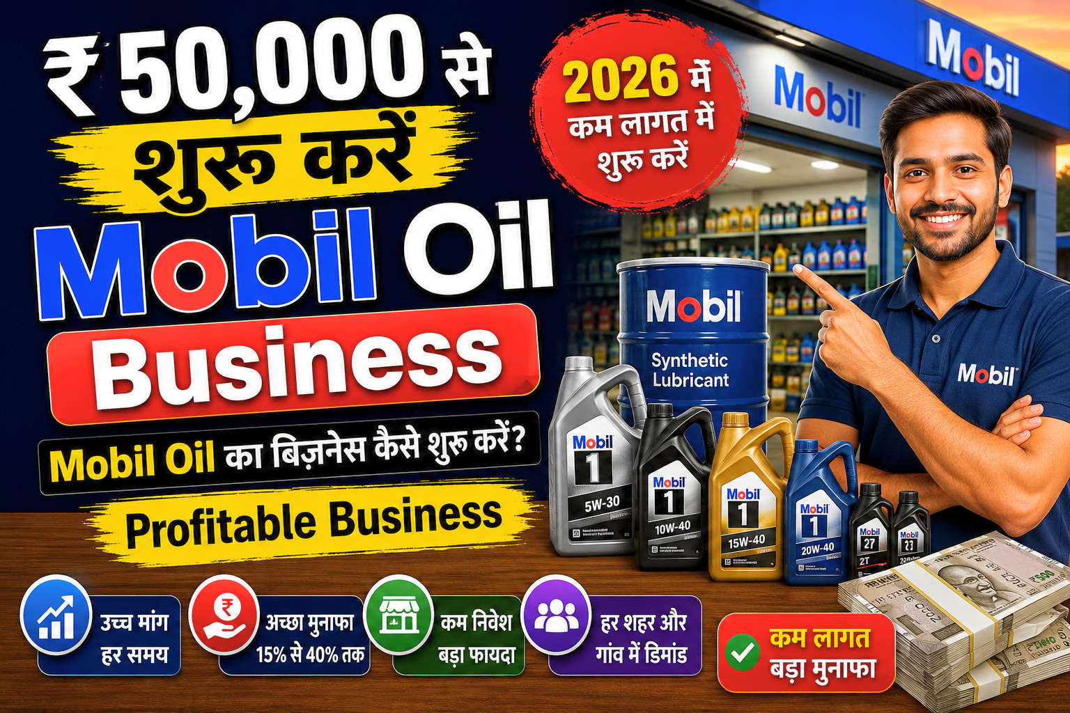 Mobil Oil का बिज़नेस कैसे शुरू करें