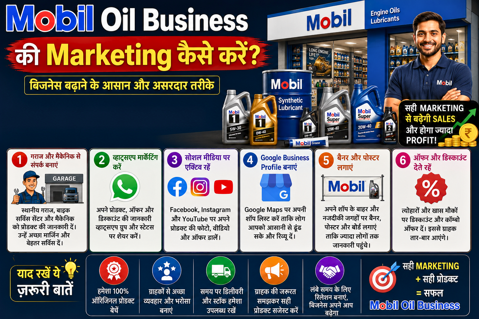  Mobil Oil का बिज़नेस कैसे शुरू करें?