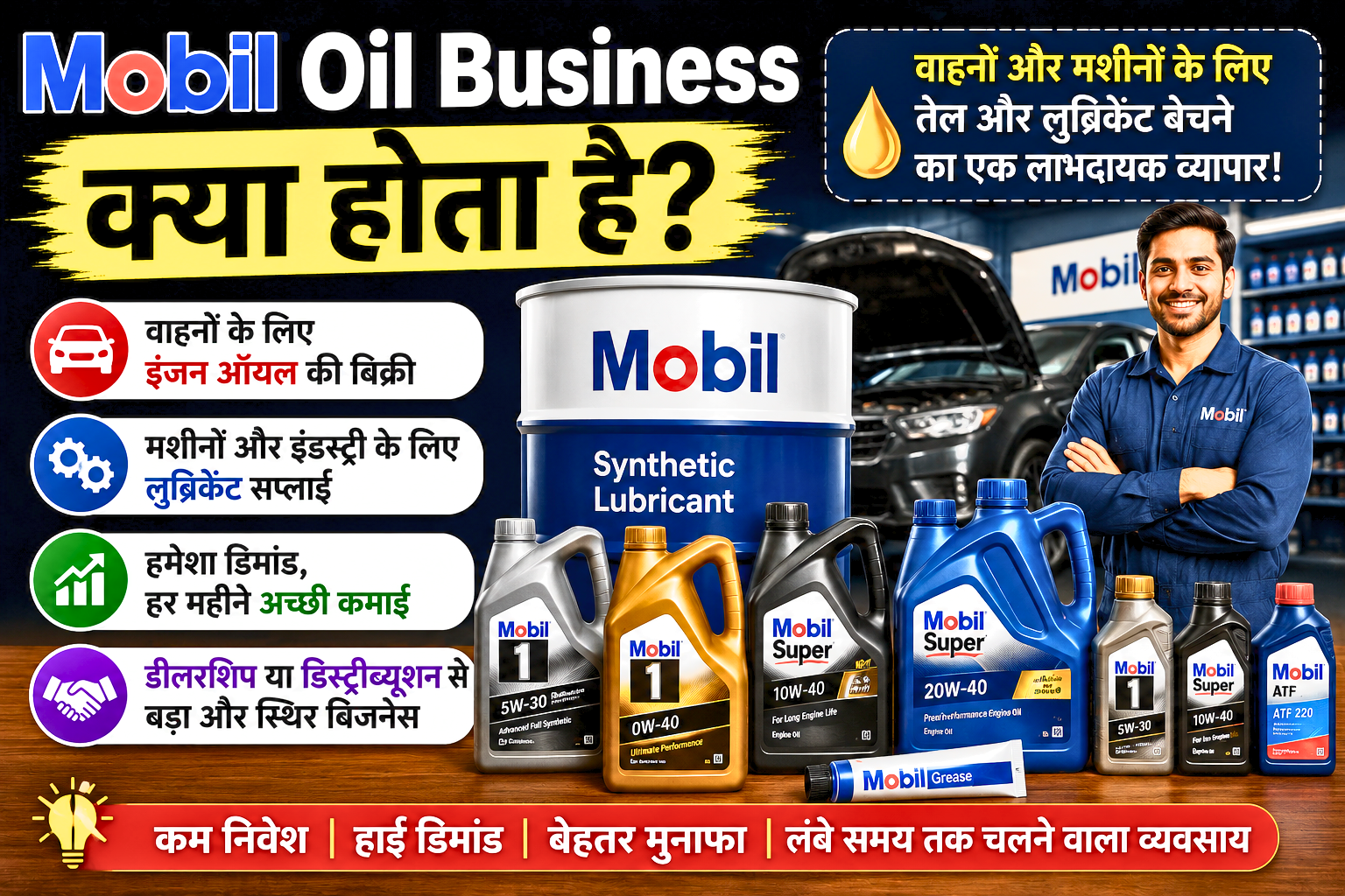 Mobil Oil का बिज़नेस कैसे शुरू करें?

