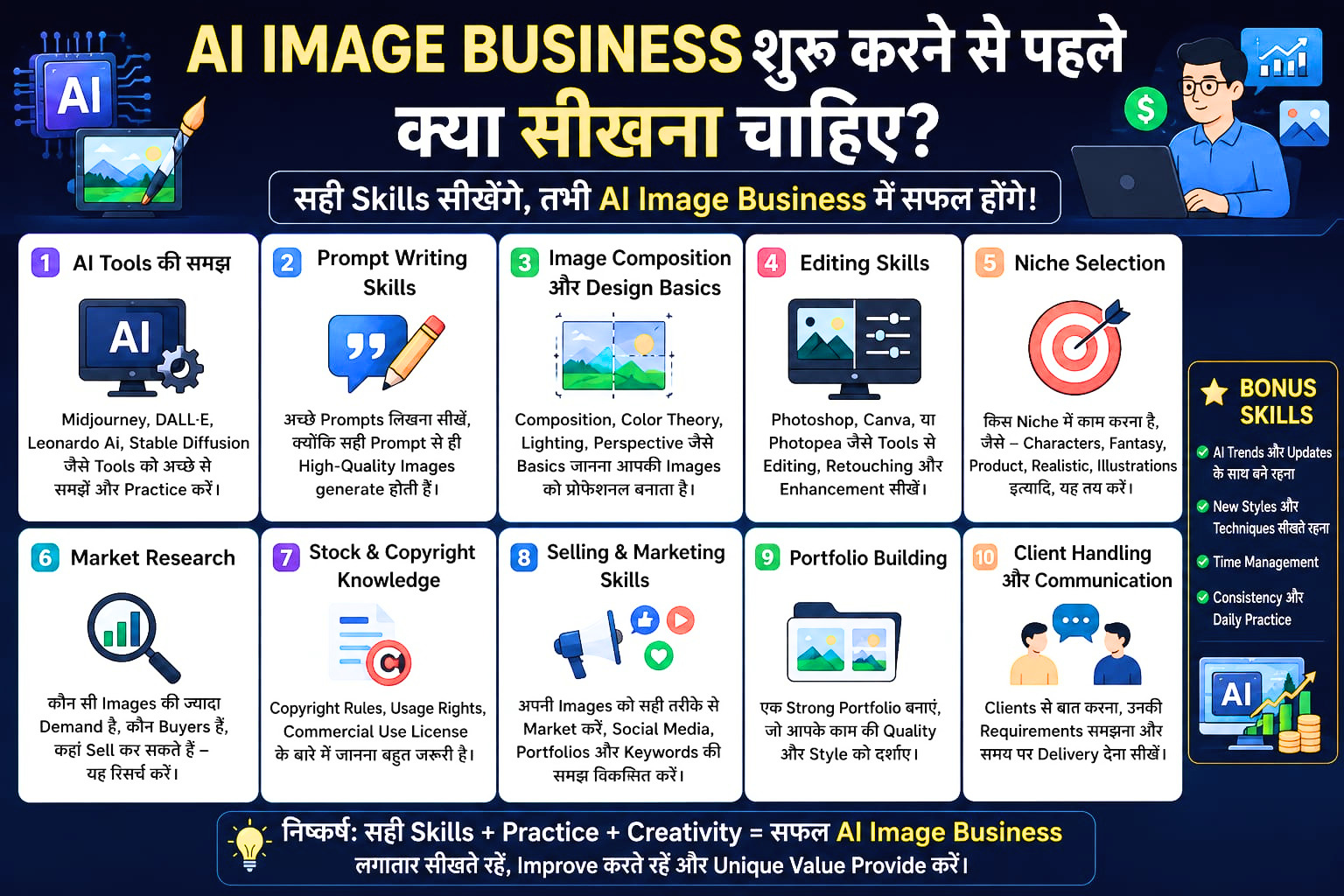 AI Image बनाकर पैसे कैसे कमाएं
