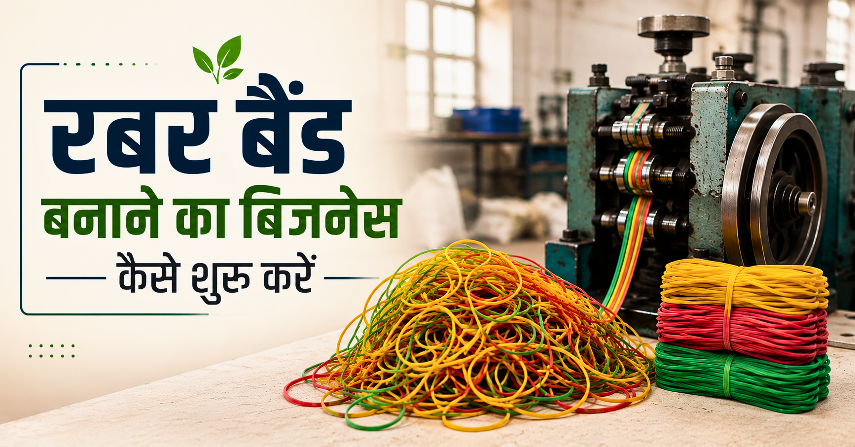 रबर बैंड बनाने का बिजनेस कैसे शुरू करें