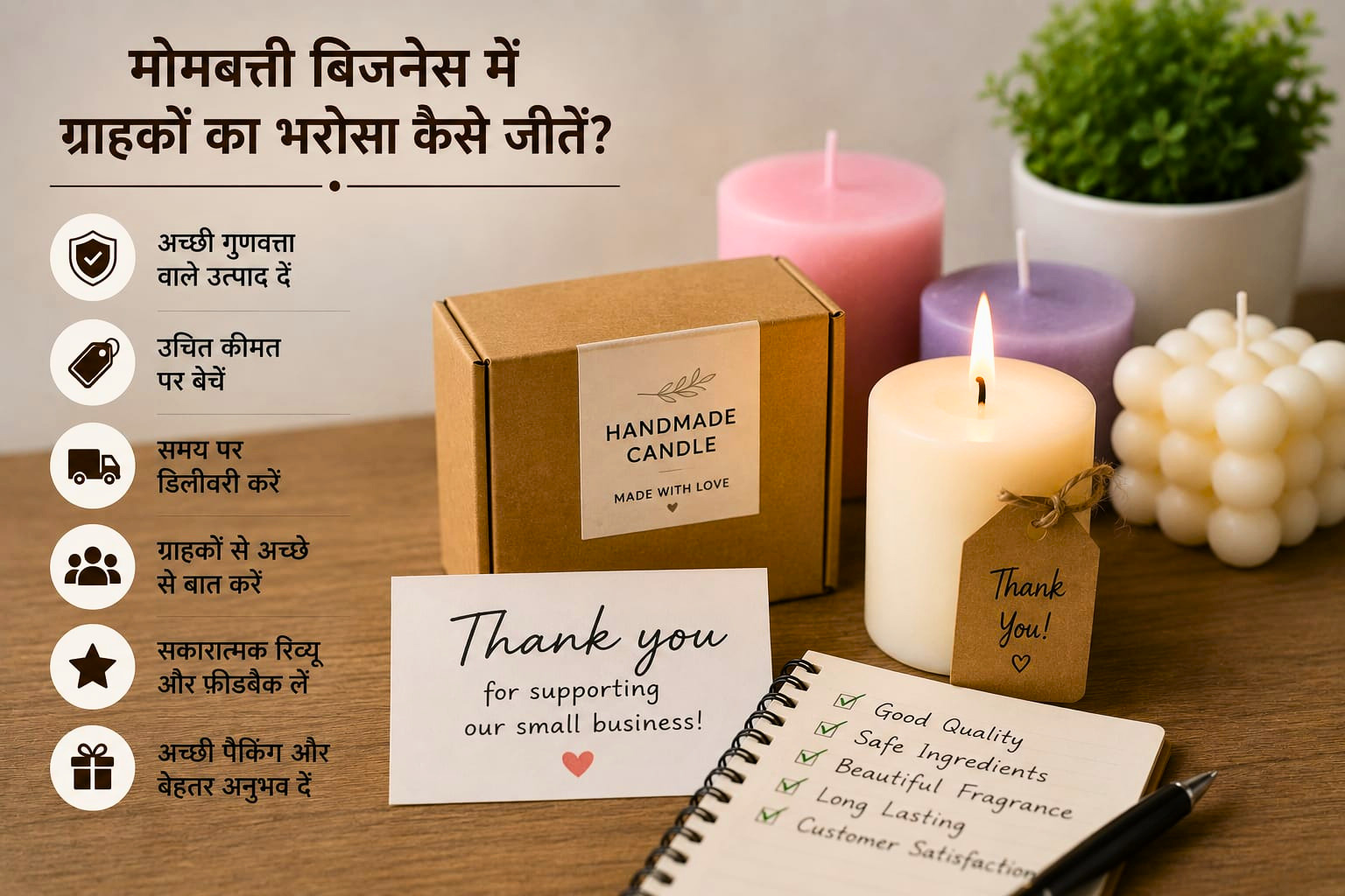 मोमबत्ती बनाने का बिजनेस कैसे शुरू करें