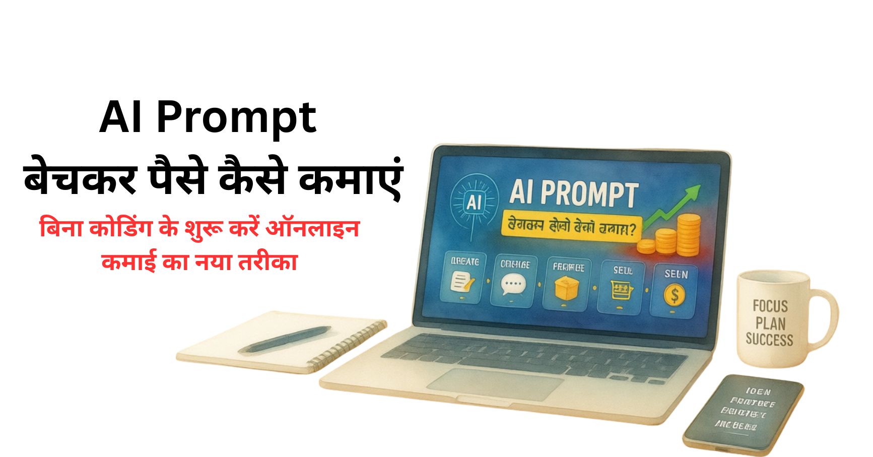 AI Prompt बेचकर पैसे कैसे कमाएं