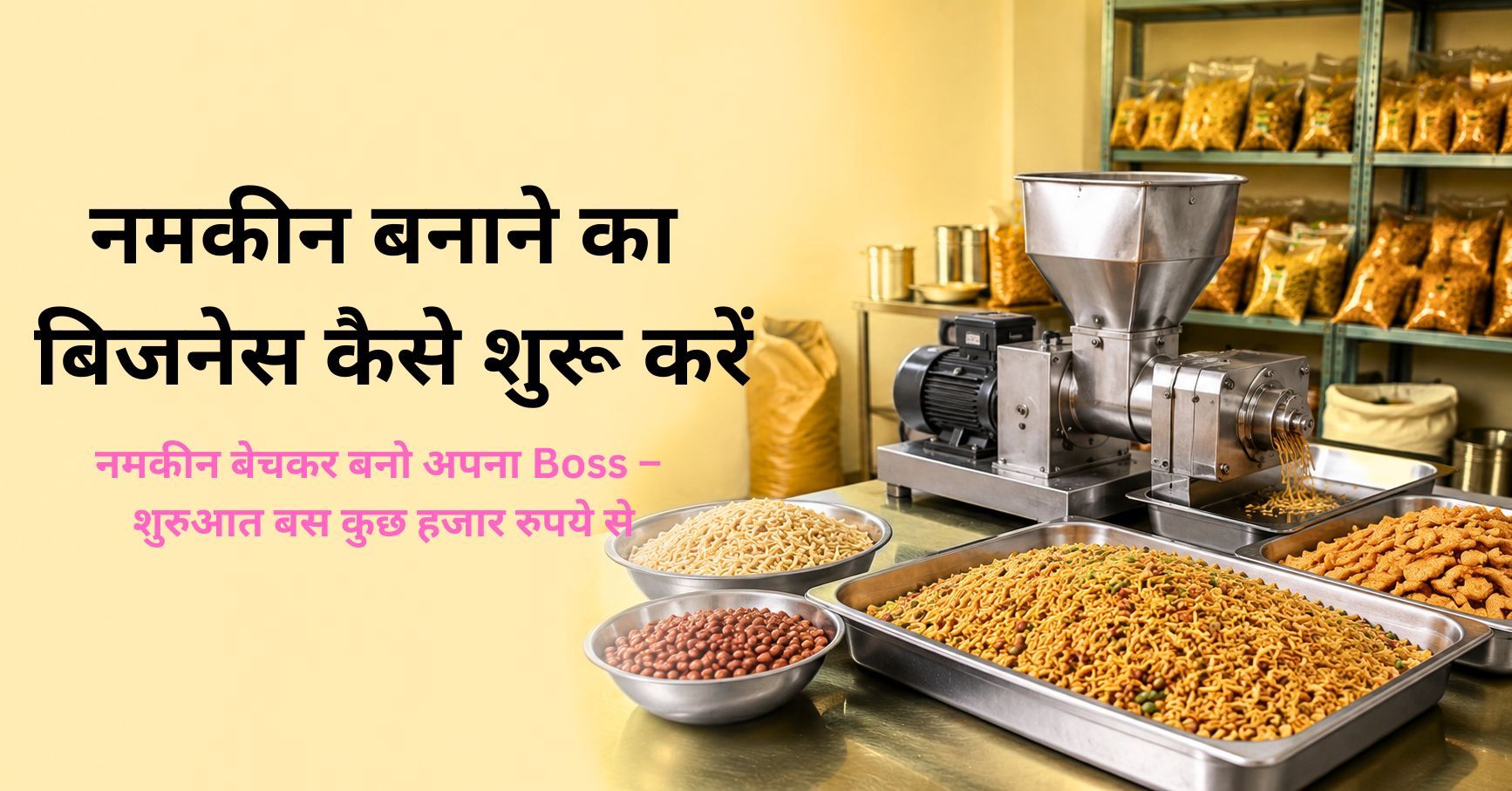 नमकीन बनाने का बिजनेस कैसे शुरू करें