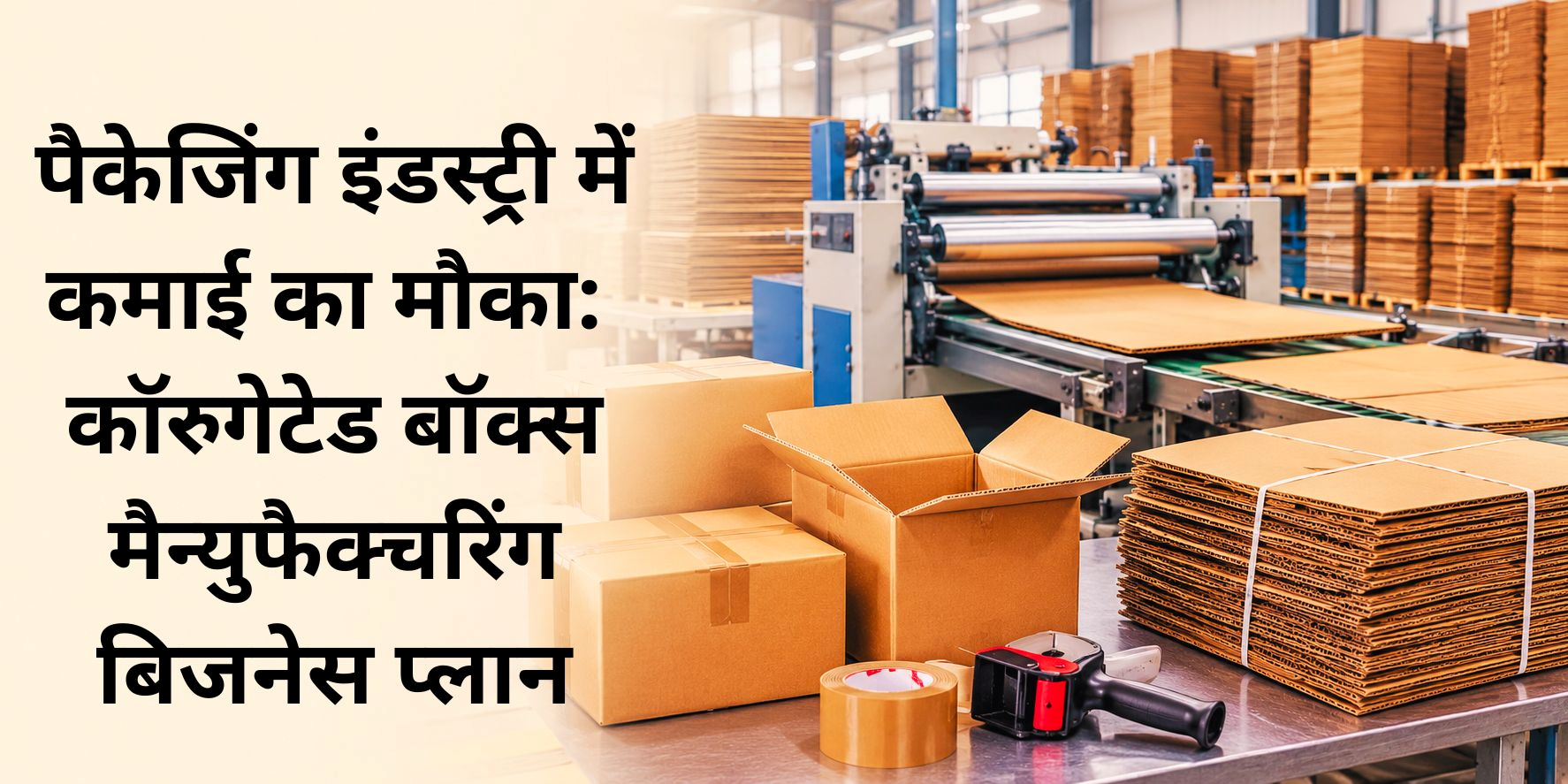 कॉरुगेटेड बॉक्स बनाने का बिजनेस कैसे शुरू करें