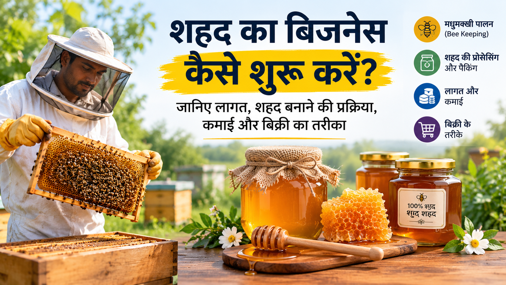 शहद का बिजनेस कैसे शुरू करें